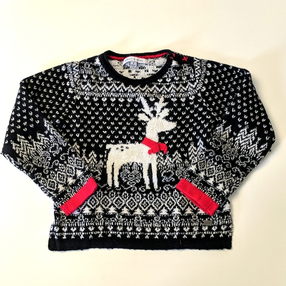 souris mini Other - 5/25$✨SALE✨Souris Mini Christmas reindeer sweater black and white girls